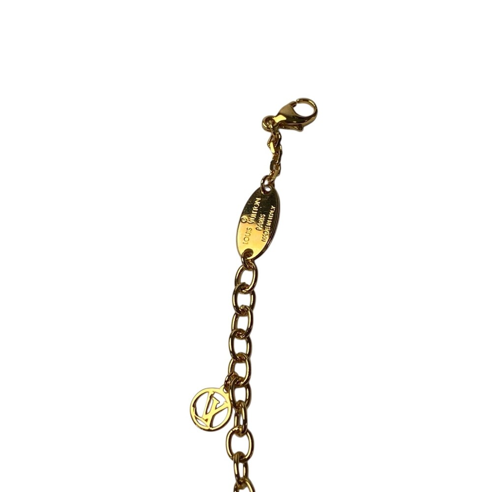 LOUIS VUITTON Gold Charm Bracelet - Picture 10 of 16